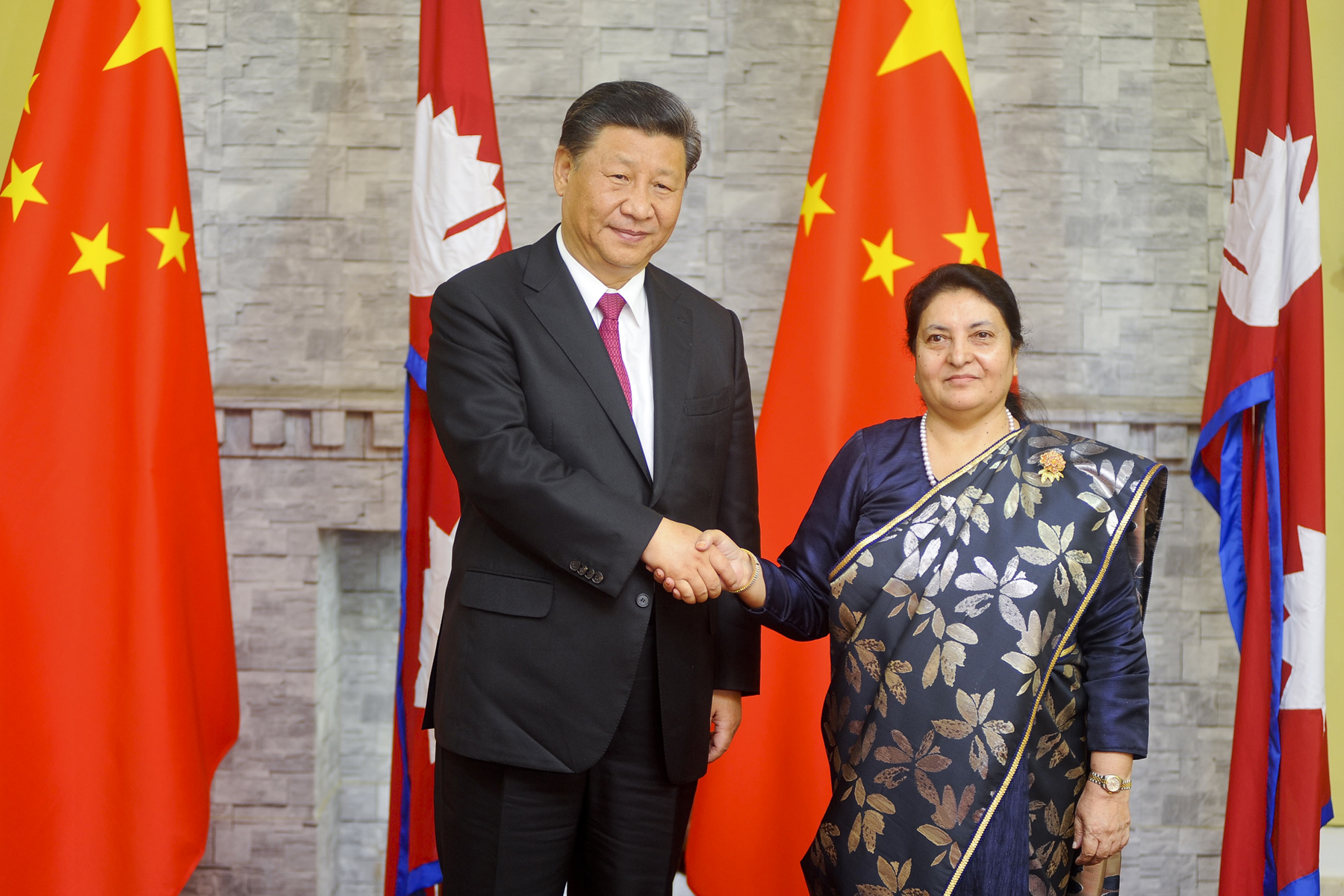 Chinese President Xi meets Prez Bhandari