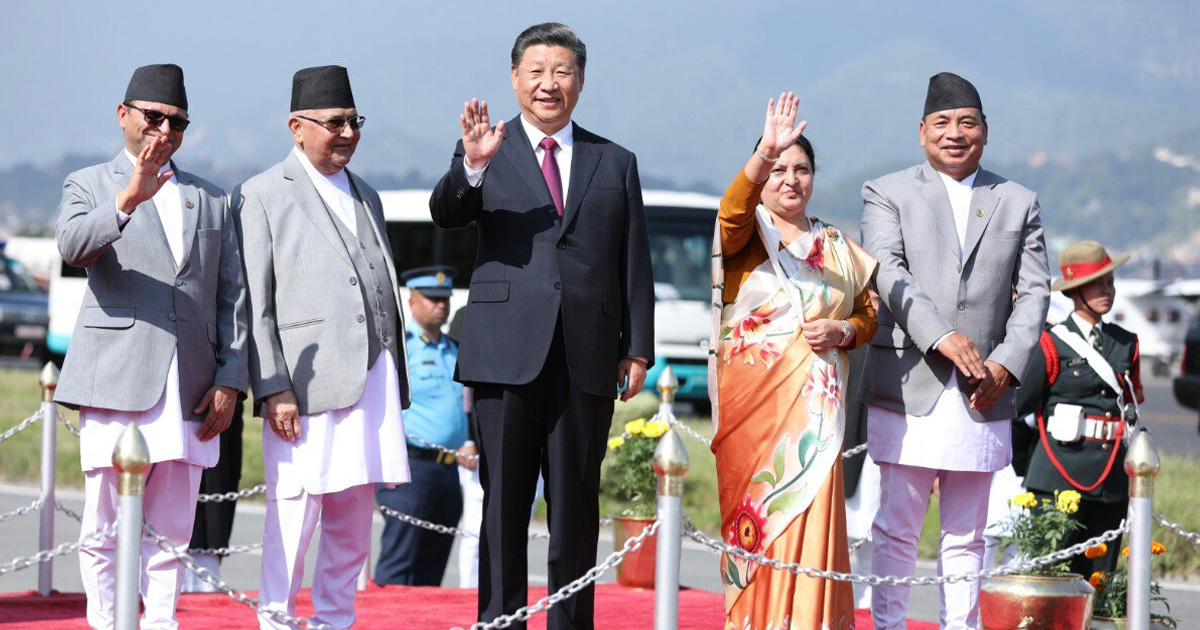 President Xi’s visit concluded in a grand manner: PM Oli