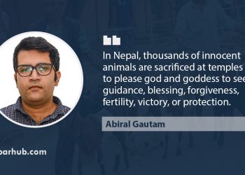 This Dashain, sacrifice your inner demons, not animals