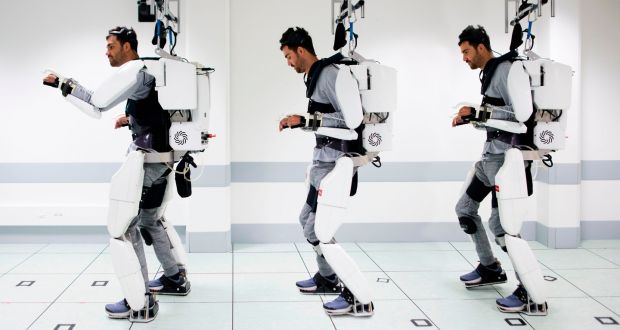 Paralysed man walks again using brain-controlled robotic system