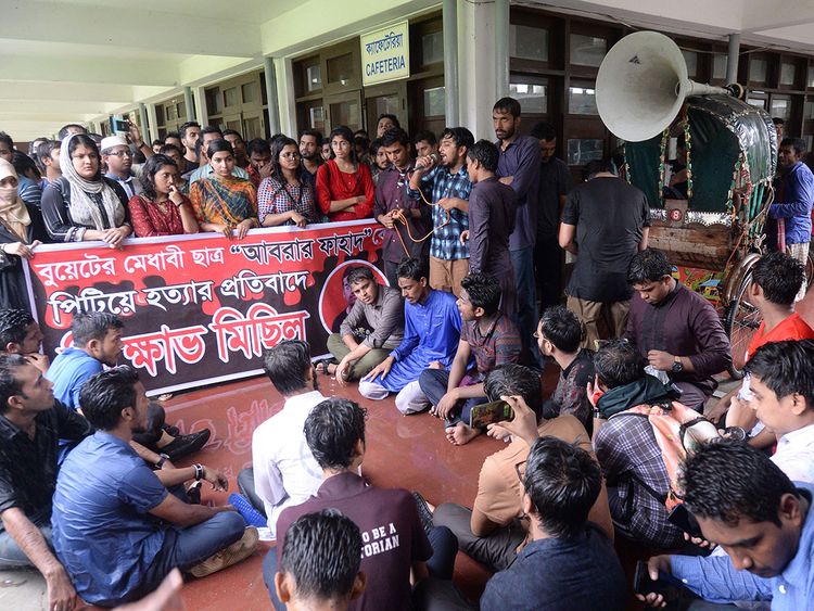 Student killing sparks university protests in Bangladesh
