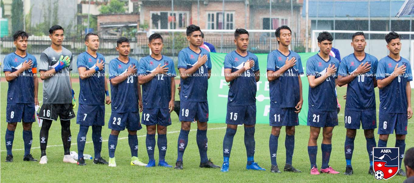 Nepal taking on Iran in AFC U-19 Championship Qualifiers