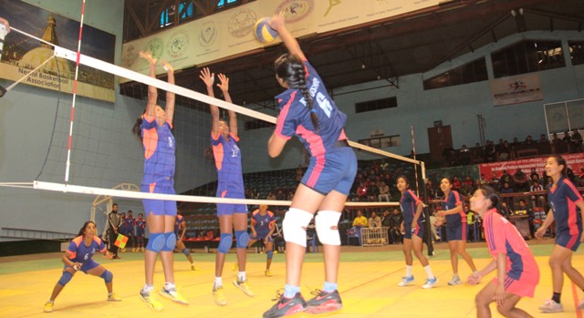 Nepal women volleyball team wins championship