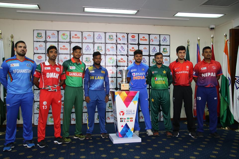 Trophy of ACC Emerging Teams Asia Cup unveiled