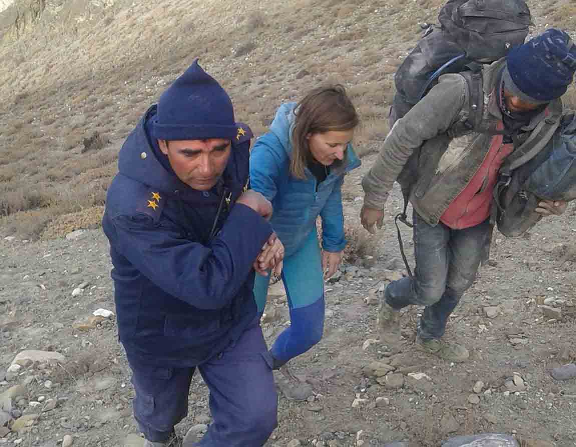 French trekker stranded in cliff rescued in Nepal