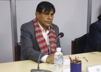 UML leader Bhusal proposes unity among leftist forces for local level elections