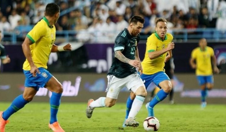 Messi scores as Argentina defeats Brazil in Saudi Arabia