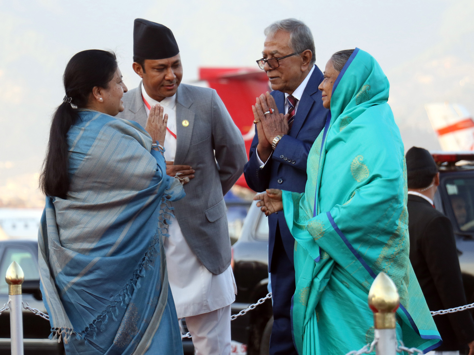 Bangladeshi President Hamid returns home