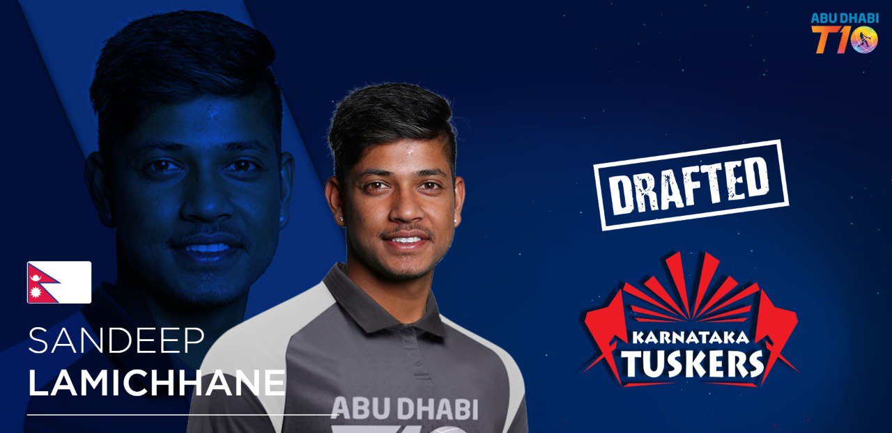 Sandeep Lamichhane grabs one wicket in T10 League