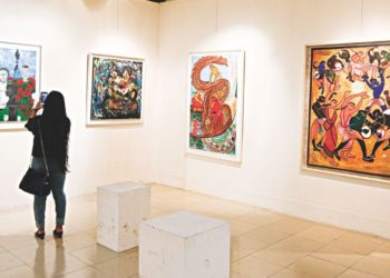 Banepali’s solo art exhibition in Dhaka