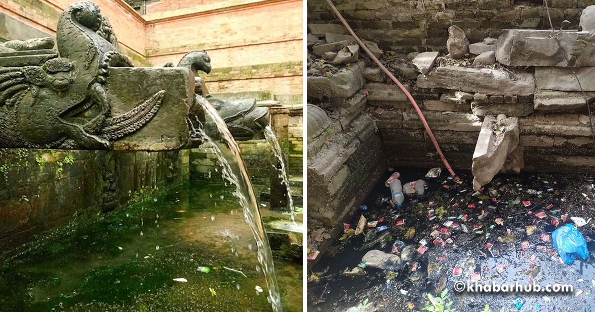 Stone spouts turning into dumping sites in capital