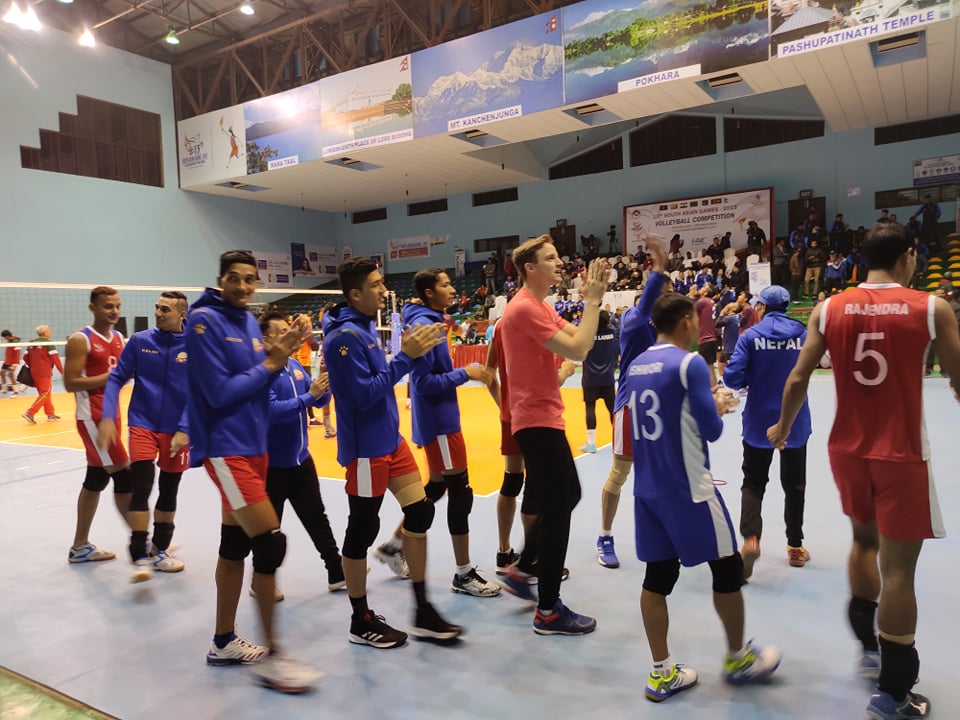 Nepal crashes out of men’s volleyball in SAG