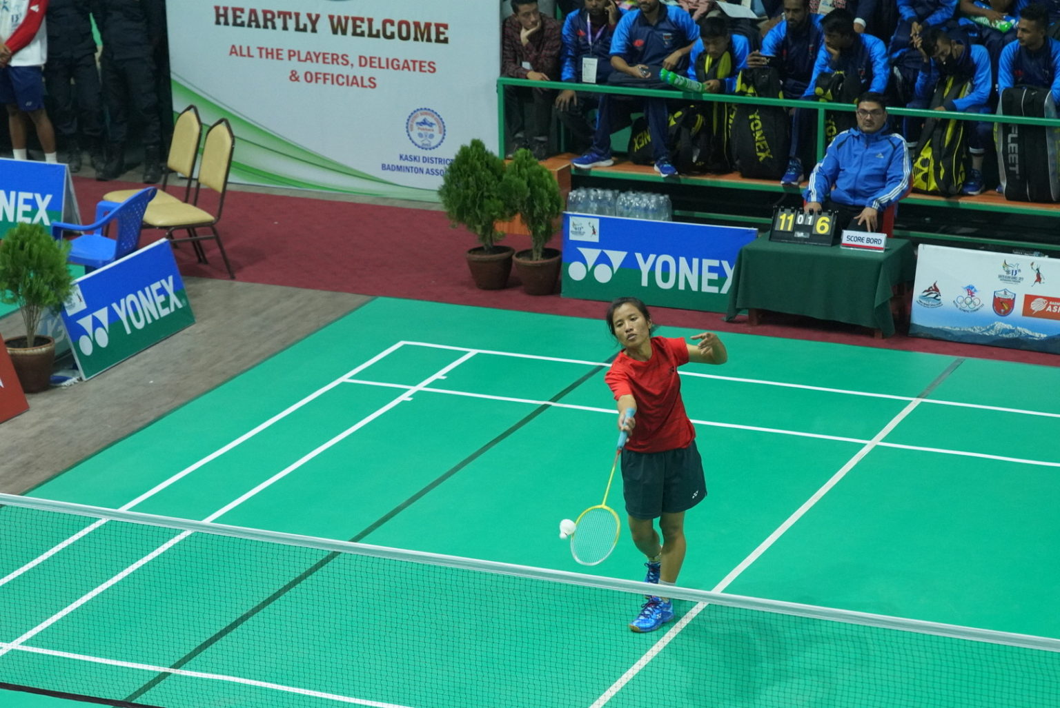 Nepal makes it to semifinals in badminton