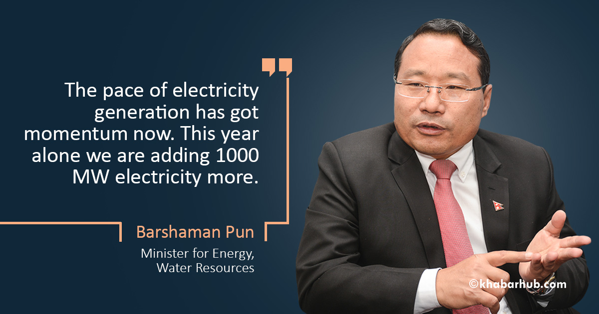 15,000 MW in 10 years is possible: Energy Minister Barsha Man Pun