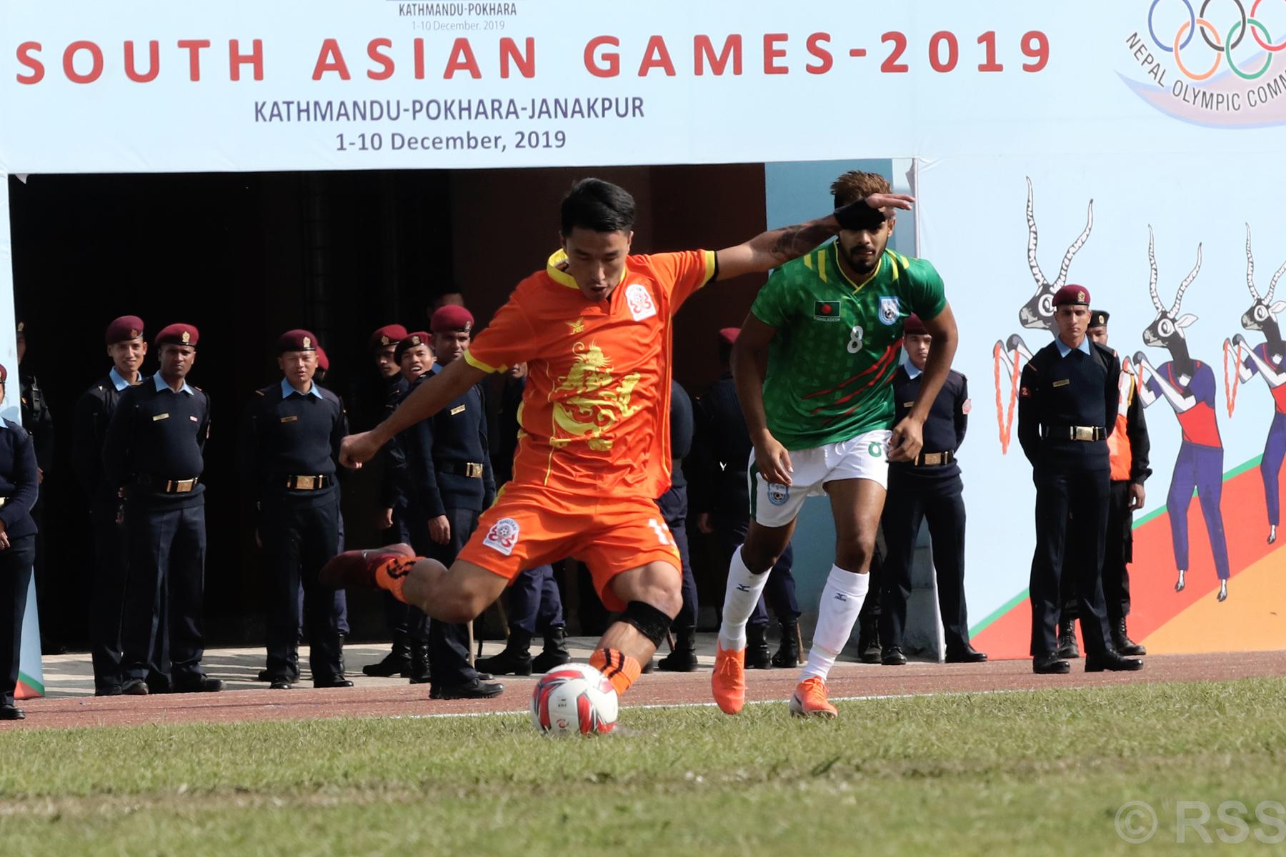 Bhutan thrashes Bangladesh 1-0