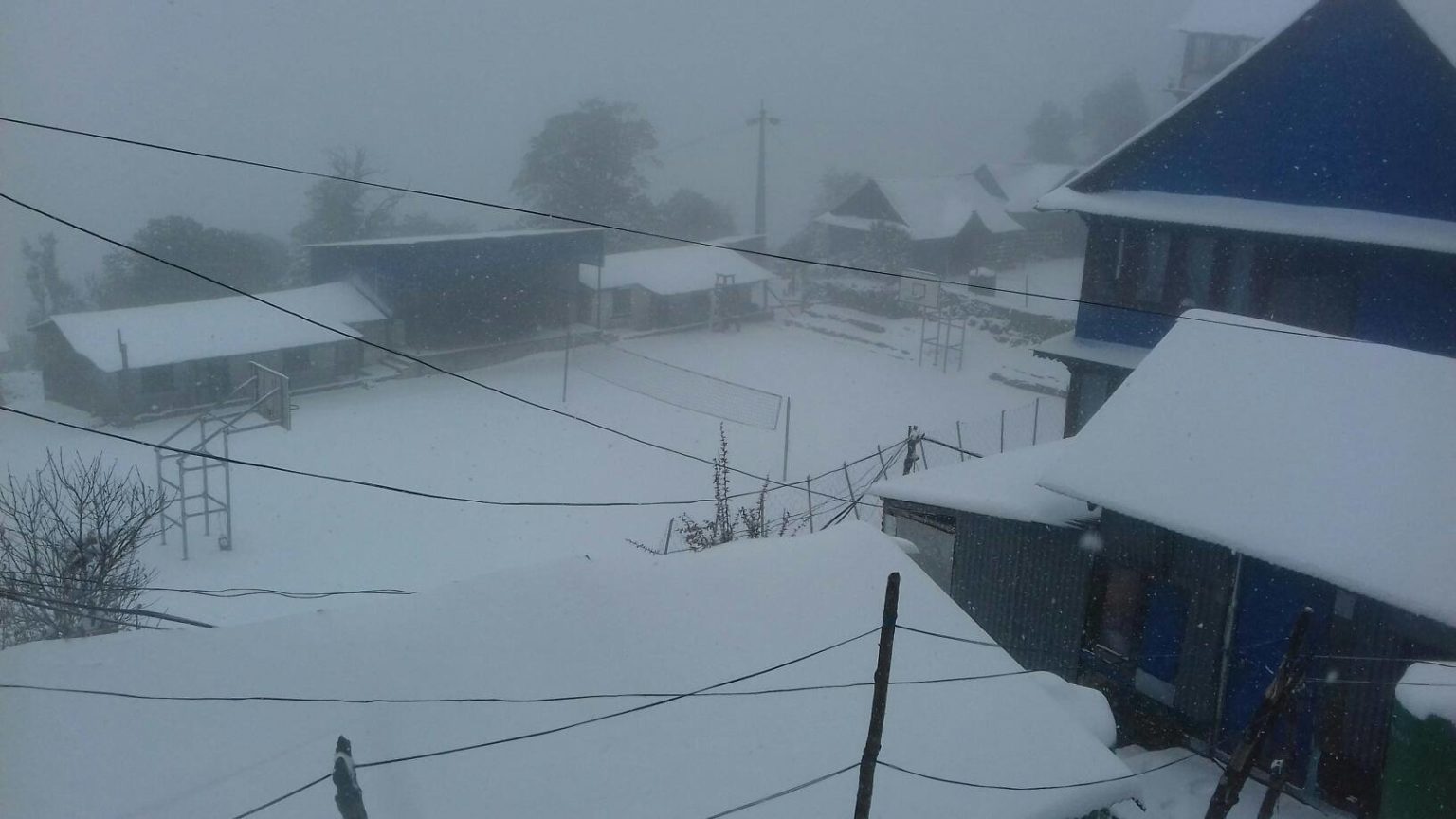 Myagdi witnesses two feet snow (photo feature)