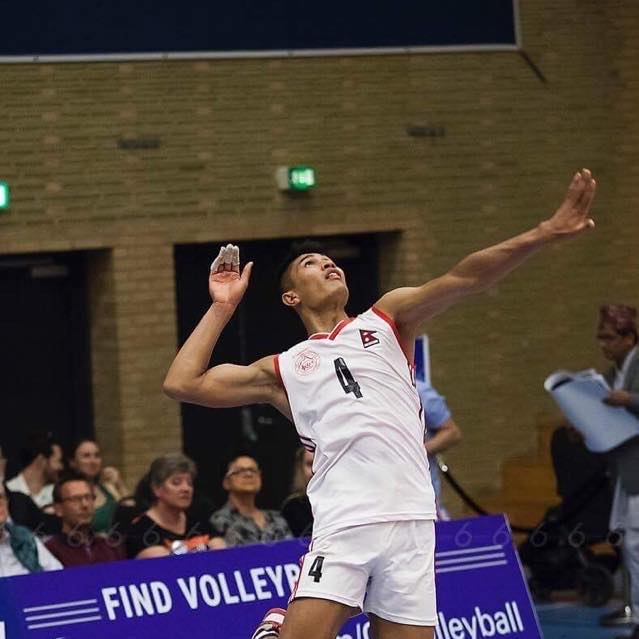 Nepal’s volleyball team spiker Man Bahadur signs contract with Maldivian club