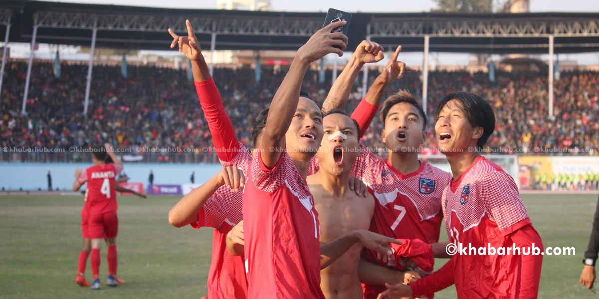 In pics: Nepal bags fourth gold medal in SAG football