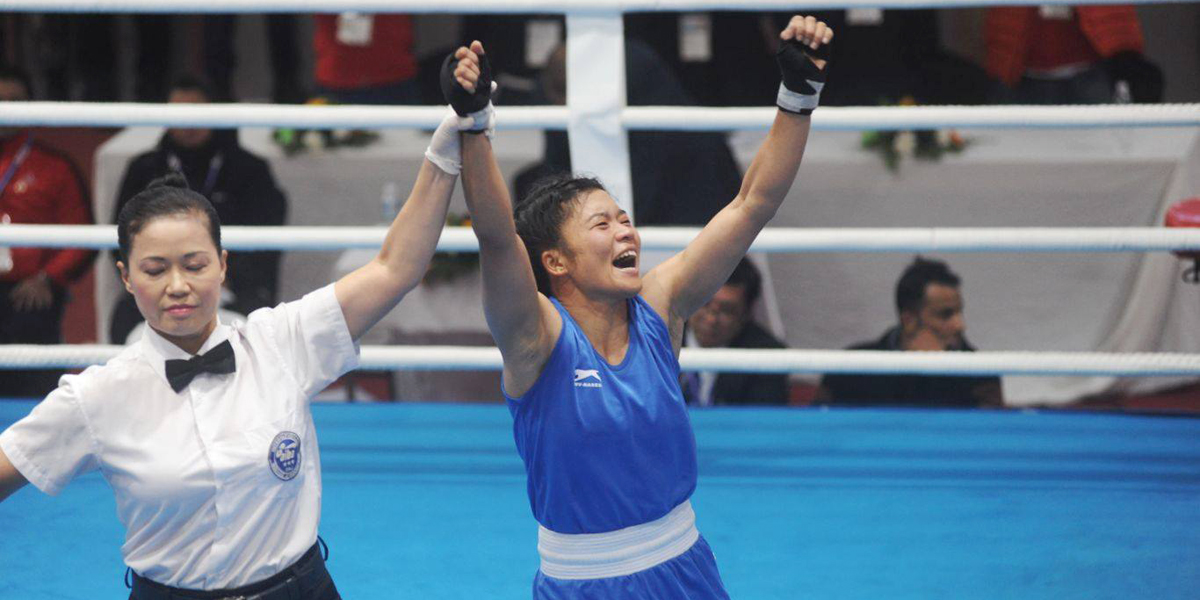 SAG 2019 : Minu Gurung bags gold for Nepal in boxing