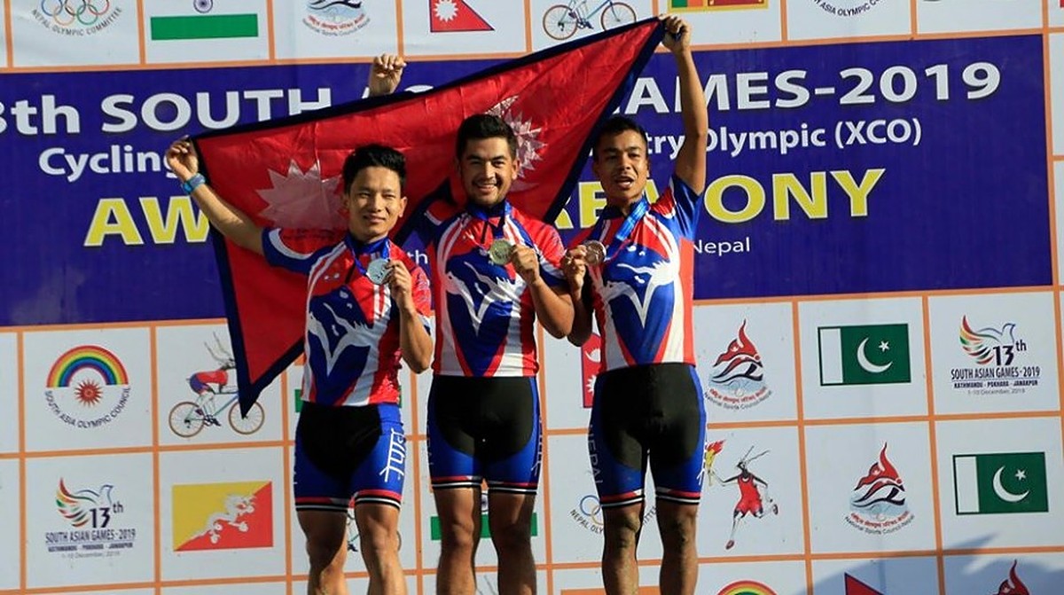 Nepal leads SAG cycling by 10 medals