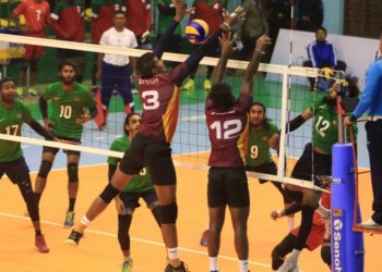 SAG 2019: Sri Lankan men and women fighting for Volley Ball bronze