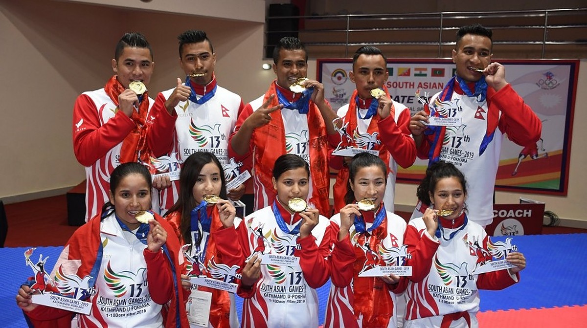 13th SAG: Nepal registers highest number of gold medals in taekwondo