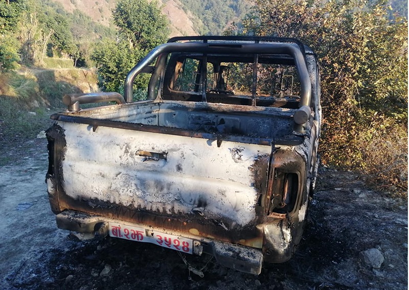 Rural municipality chief’s vehicle torched