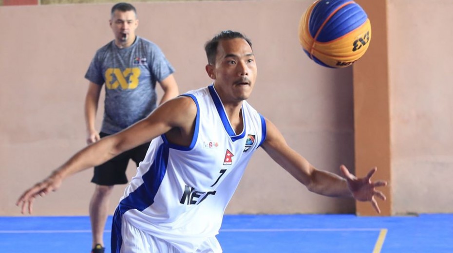 Nepal performs an average in Basketball