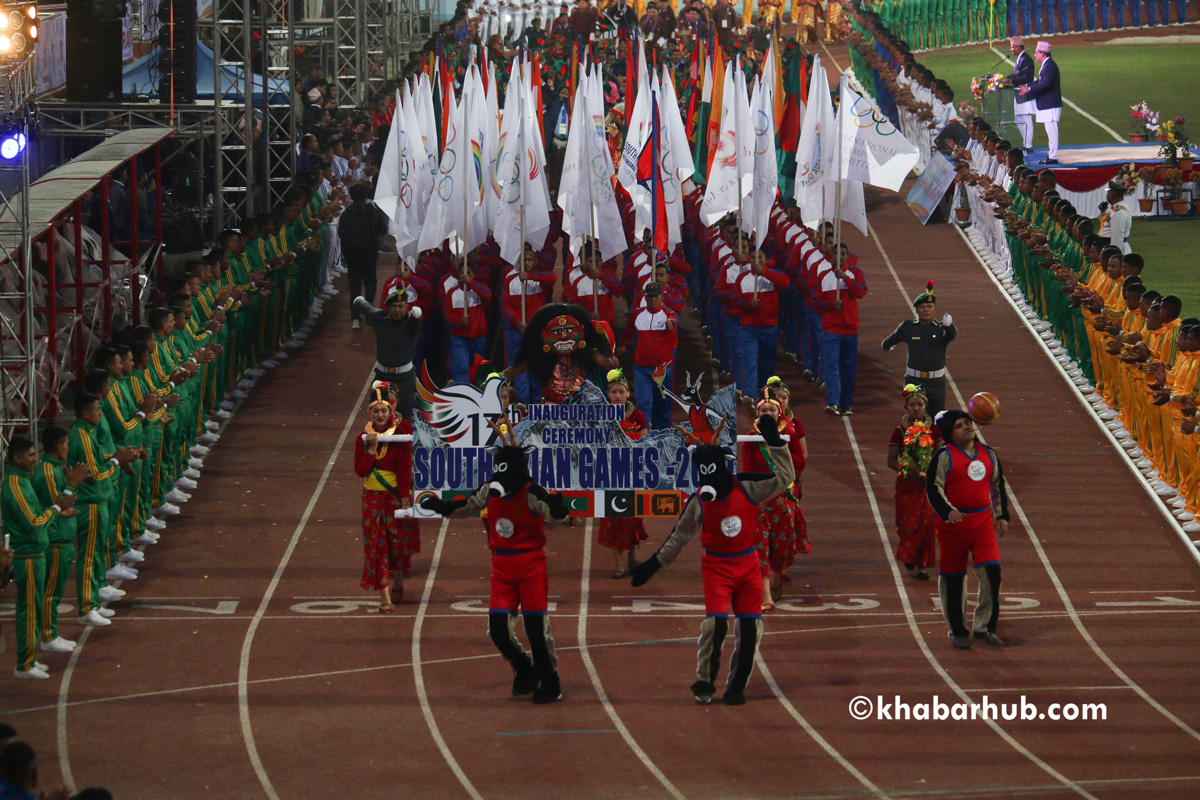 SAG medal winners Shakya and Basnet honored