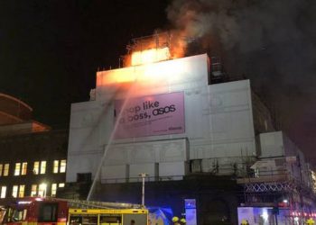 When fire engulfed iconic London music venue …