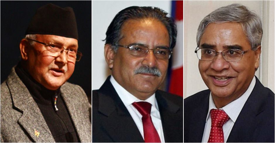 Oli, Dahal and Deuba agree on consensus in state affairs