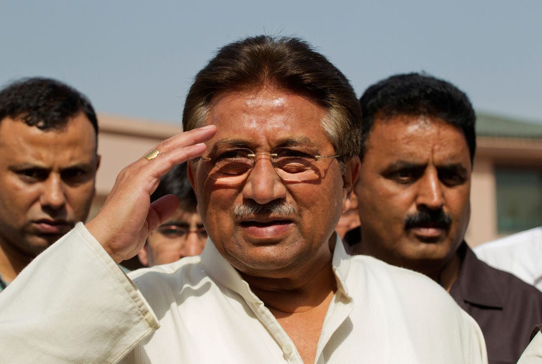 Pakistani judges rule special court in Musharraf case was unconstitutional