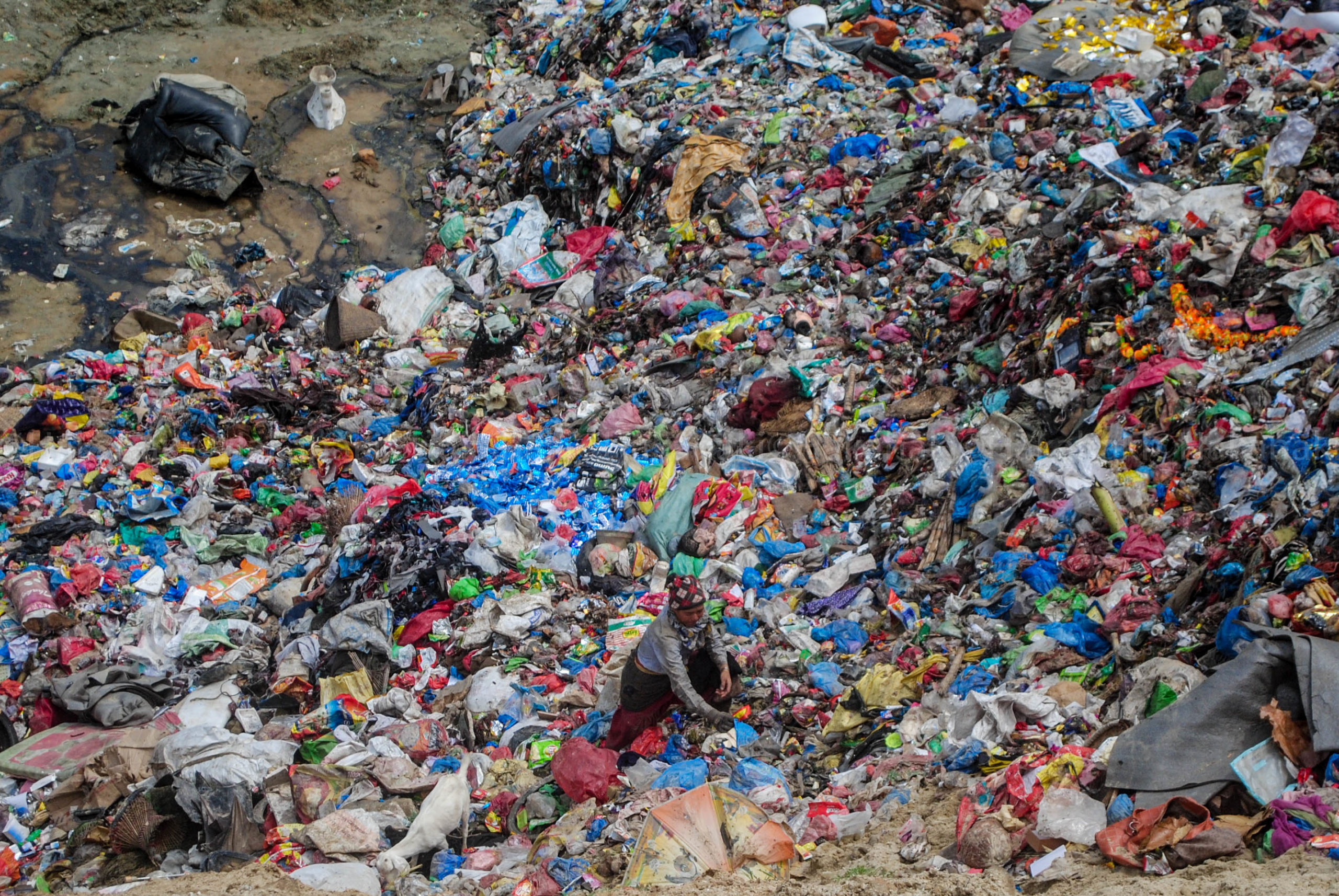 Garbage pile up in Kathmandu yet again