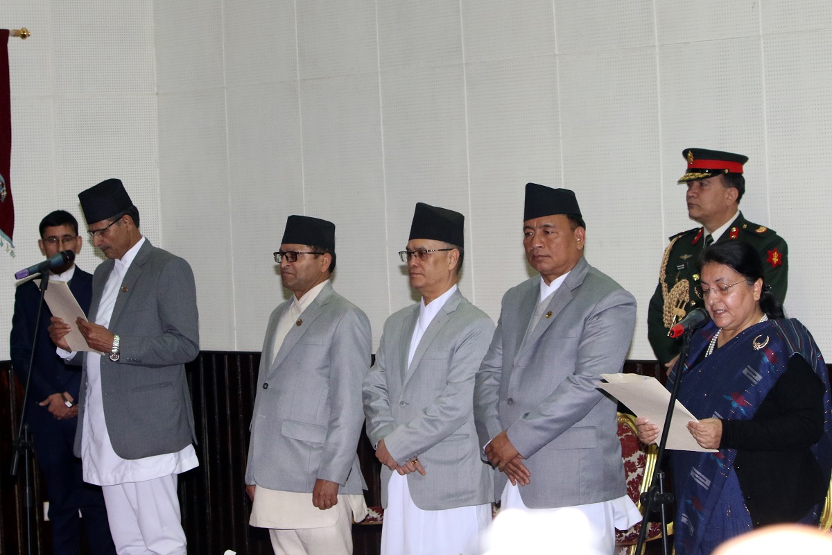 Agni Sapkota sworn in as Speaker