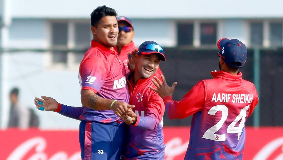 Nepal defeats USA by 35 runs in ICC WC League Two
