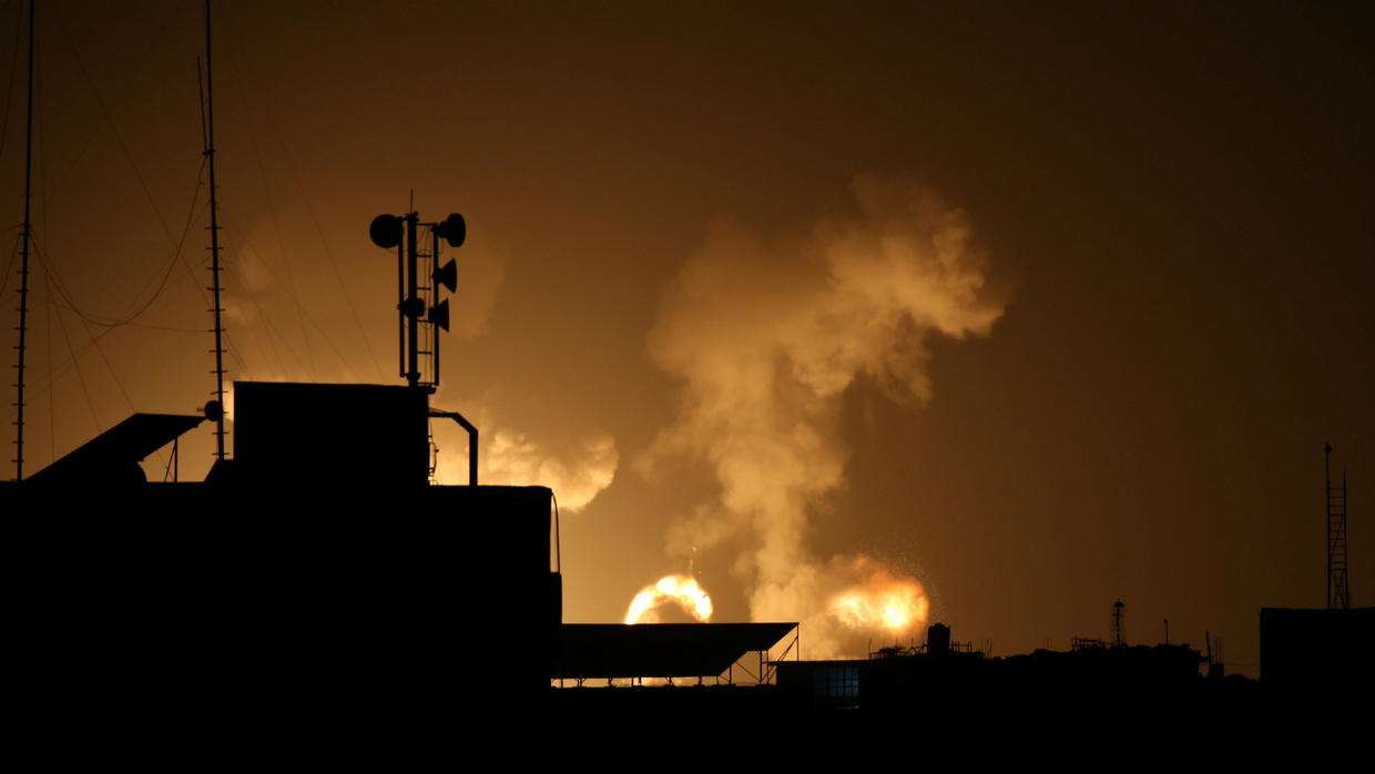 Israel strikes Gaza, Syria following Palestinian rocket attacks