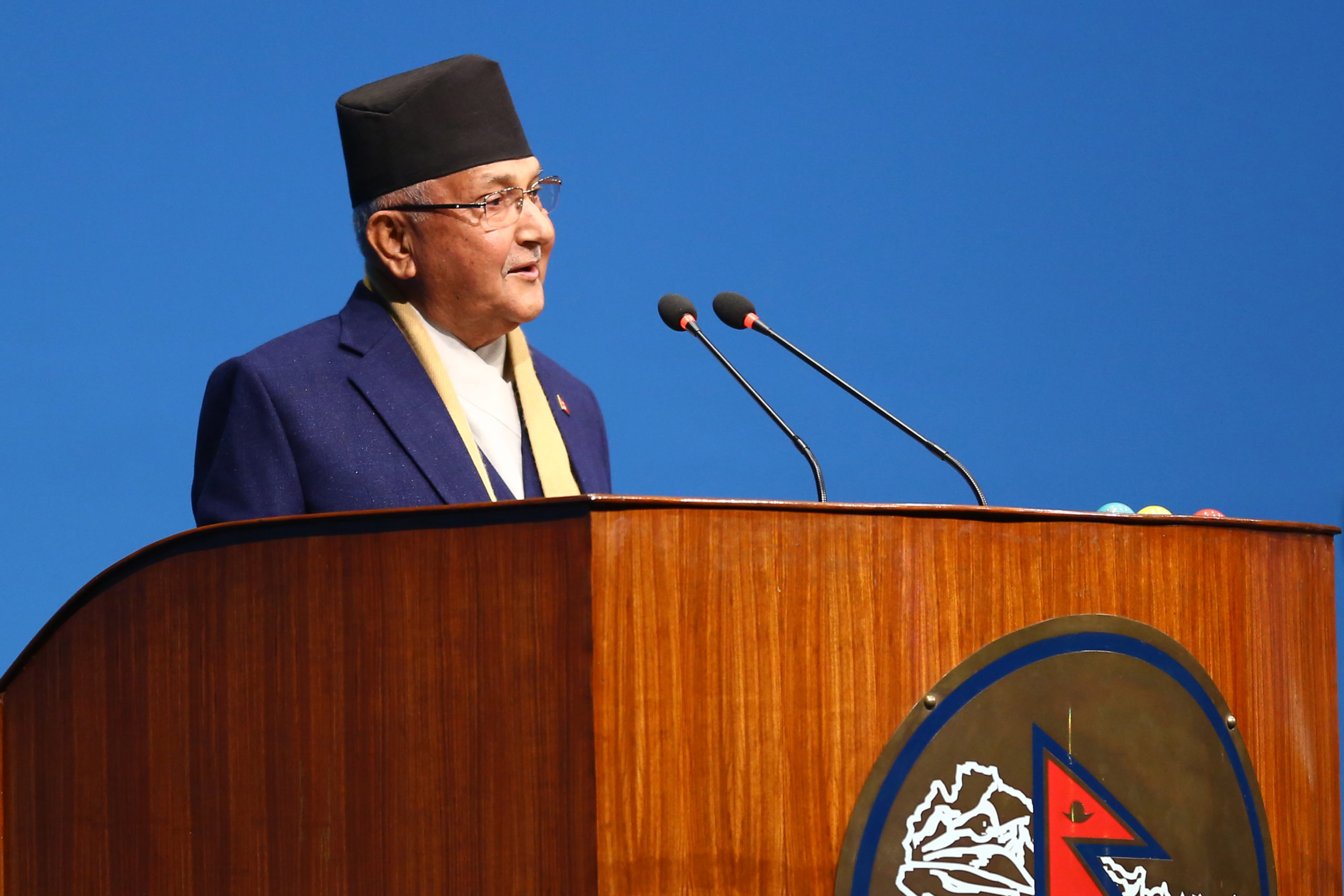 PM Oli sums up two years of govt in address to House