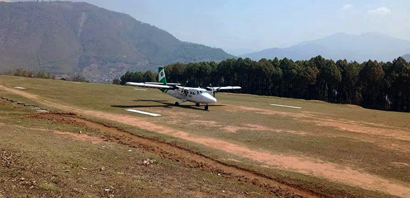 Air service resumes in Bajura