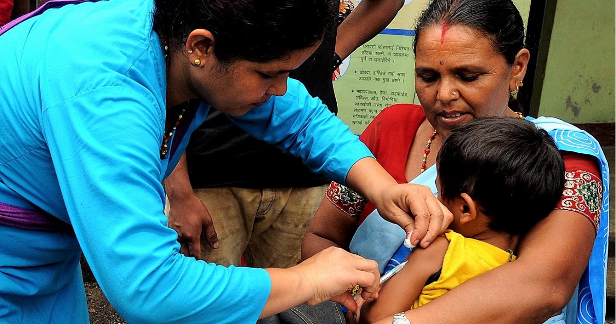96 percent children vaccinated against measles, rubella