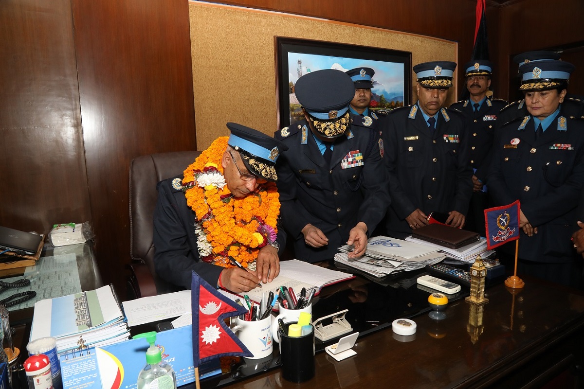 Gyawali’s first day as IGP (In photos)
