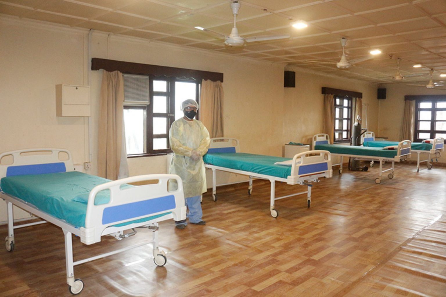 100-bed isolation center constructed in CTEVT building