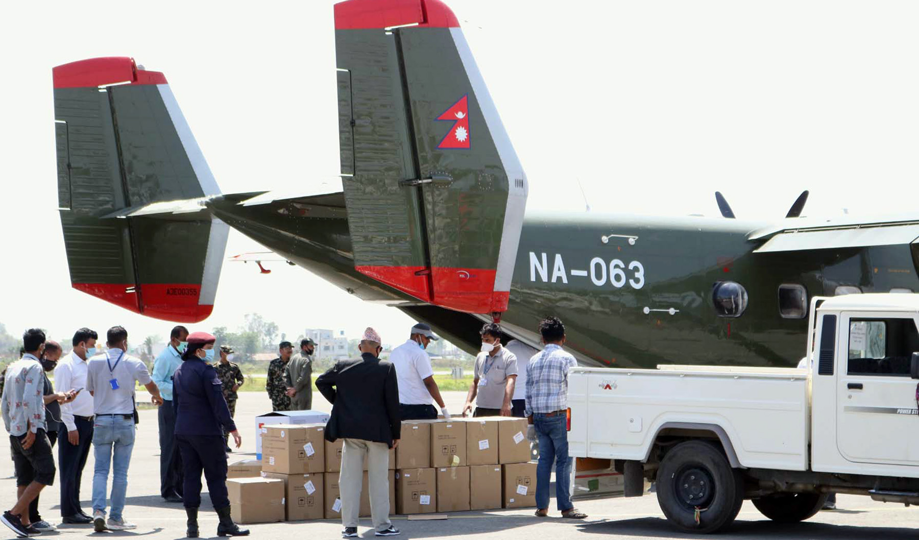 UK-donated medical supplies arrive in Kathmandu