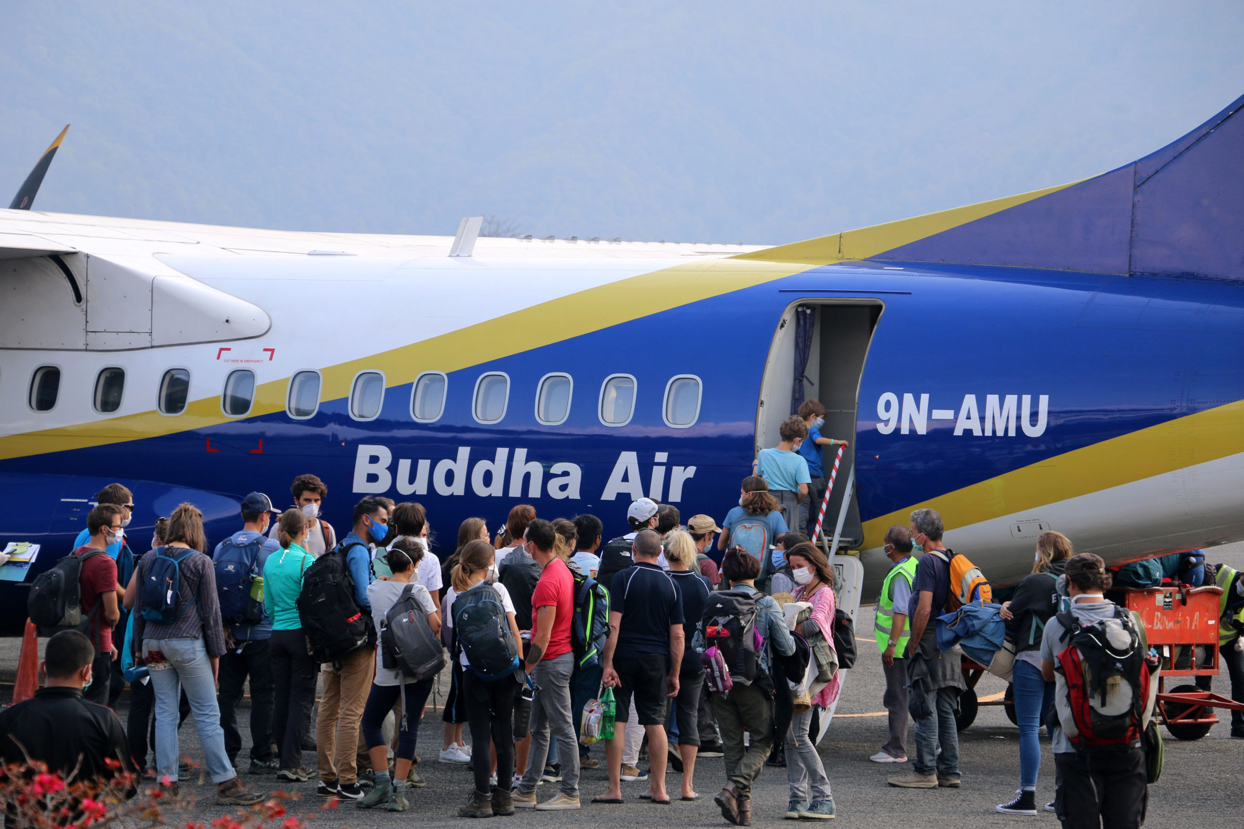 59 stranded French nationals brought to Kathmandu