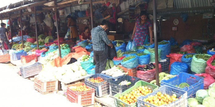 Kalimati Fruits and Vegetables market shut down