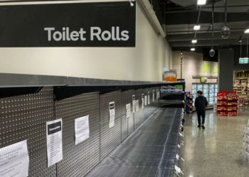 Australian newspaper prints blank pages to help tackle toilet paper shortage