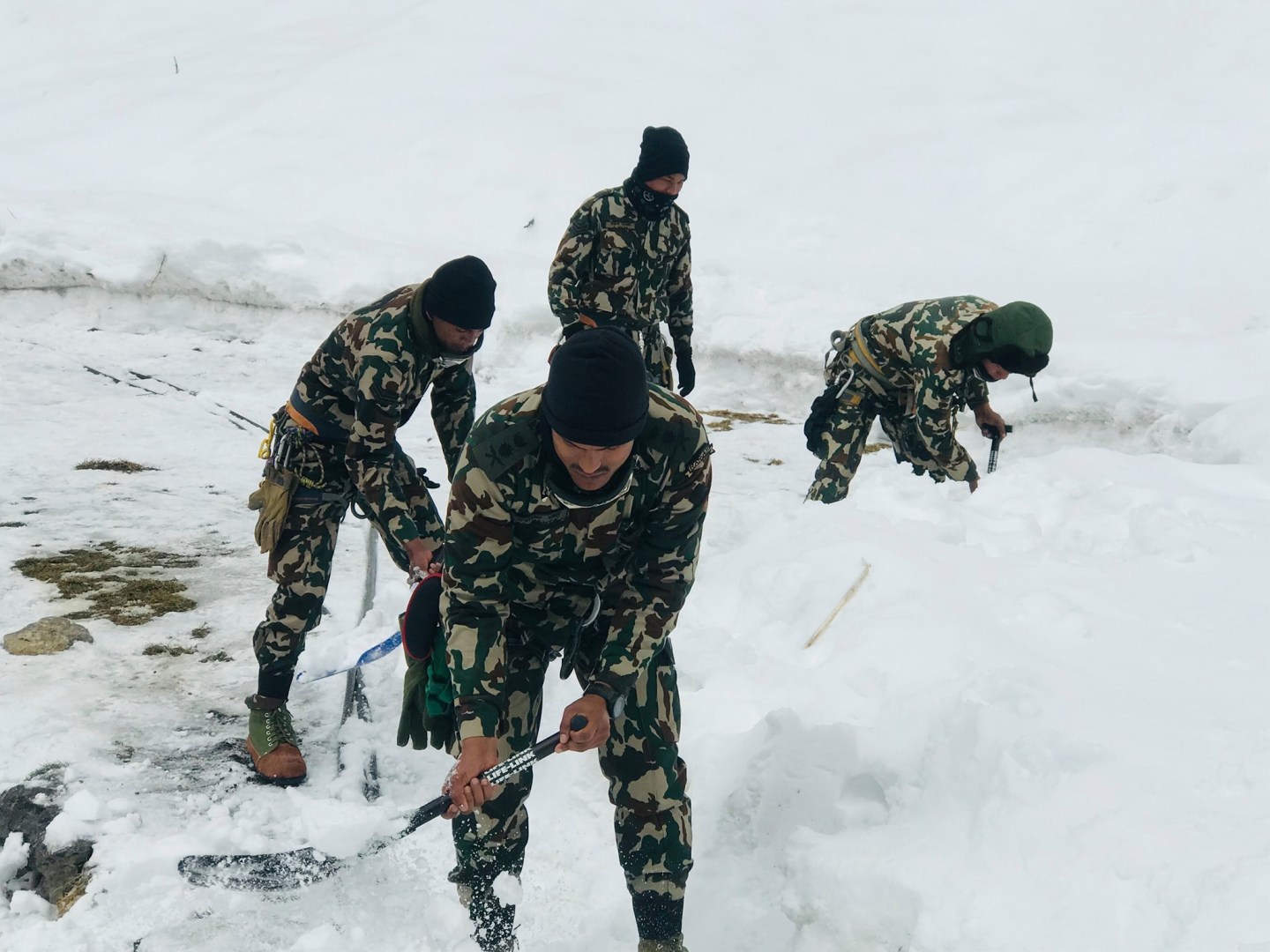 Remains of four South Korean trekkers stuck in Nepal