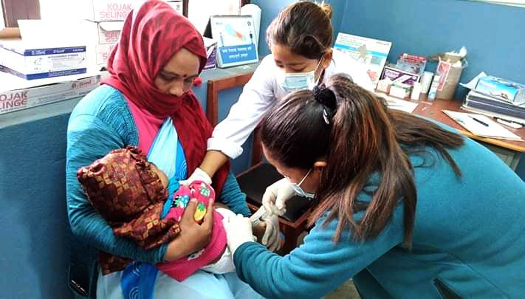 Routine immunization continues amid lockdown