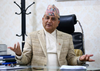 DPM Pokharel accuses Prachanda-Madhav group of ignoring people’s sentiments