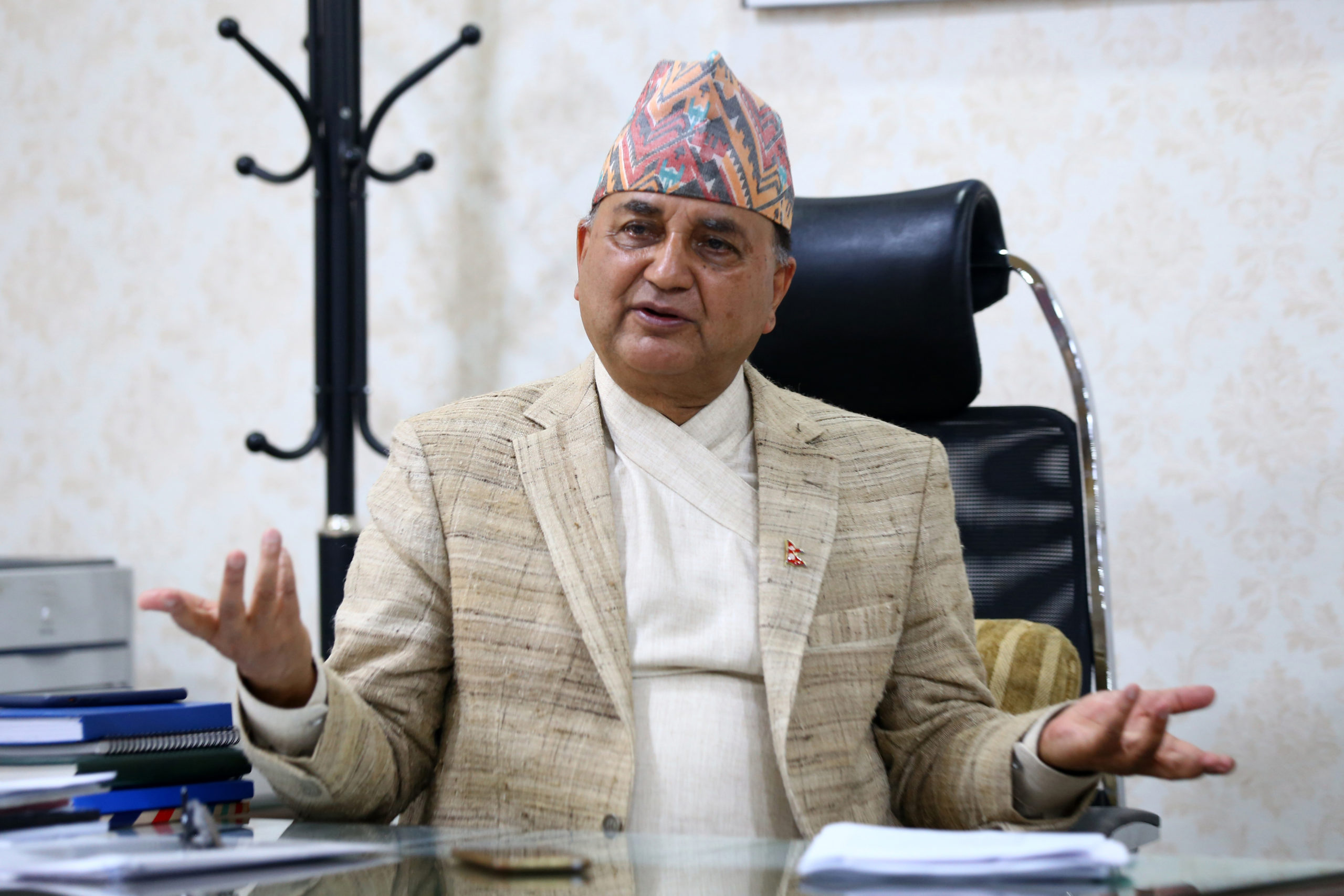 UML leader Pokharel urges Youth Force to align with people’s mandate