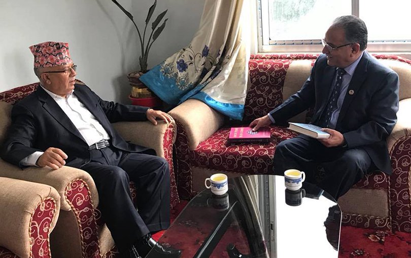 Dahal, Nepal meet to chalk out strategy for Secretariat meeting